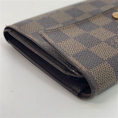 louis vuitton wallet blue lining|Louis Vuitton tri fold wallet.